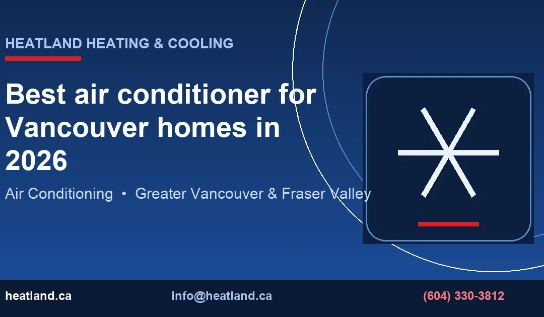 Best air conditioner for Vancouver homes in 2026 — HeatLand Heating & Cooling licensed HVAC technicians, Metro Vancouver & Fraser Valley