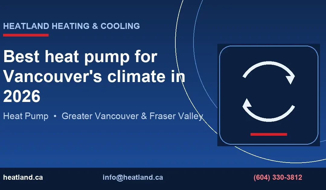 Best heat pump for Vancouver's climate in 2026 — HeatLand Heating & Cooling licensed HVAC technicians, Metro Vancouver & Fraser Valley