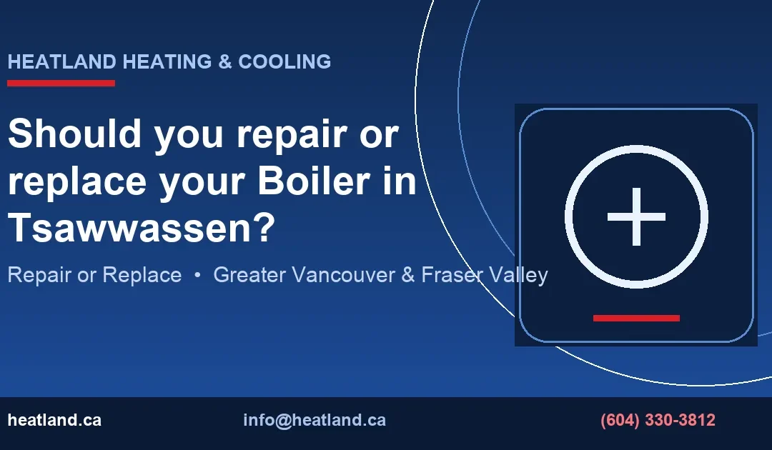 Should you repair or replace your Boiler in Tsawwassen? — HeatLand Heating & Cooling licensed HVAC technicians, Metro Vancouver & Fraser Valley