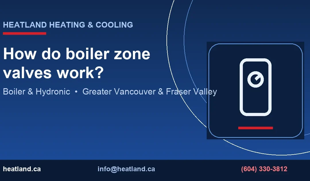 How do boiler zone valves work? — HeatLand Heating & Cooling licensed HVAC technicians, Metro Vancouver & Fraser Valley