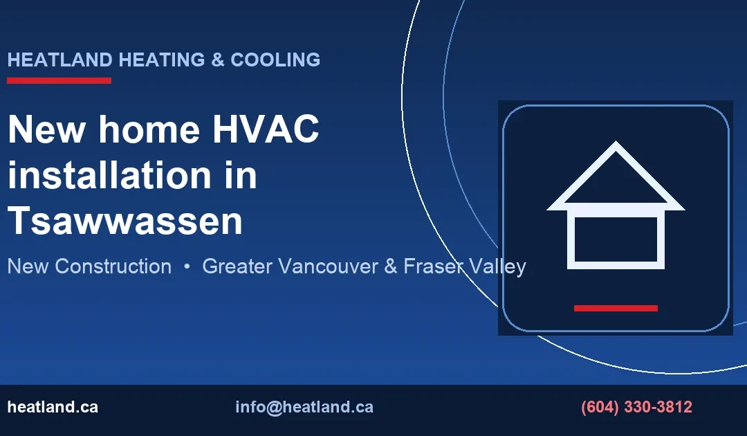 New Home HVAC Installation in Tsawwassen | HeatLand