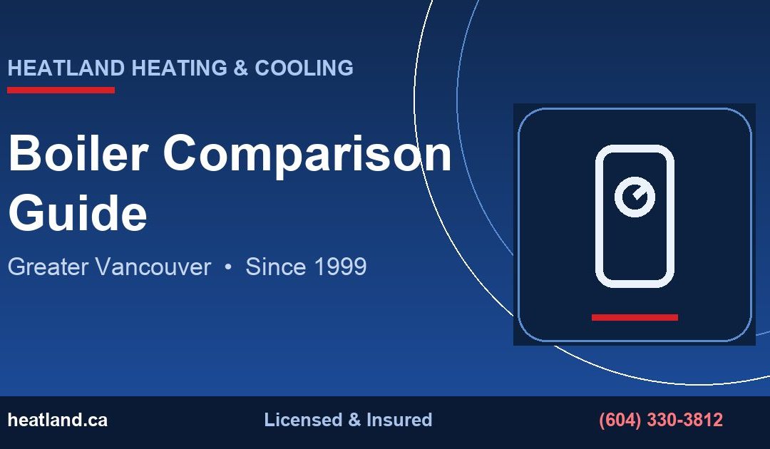 Boiler Comparison Guide in Greater Vancouver — HeatLand Heating & Cooling licensed HVAC technicians